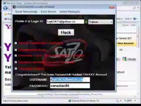 Hack Yahoo Password Free Hacking Software - 100% Working See Proof 2013 (New) -203