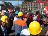 Quimper (29). Le personnel des CFA du bâtiment manifestent pour un collègue