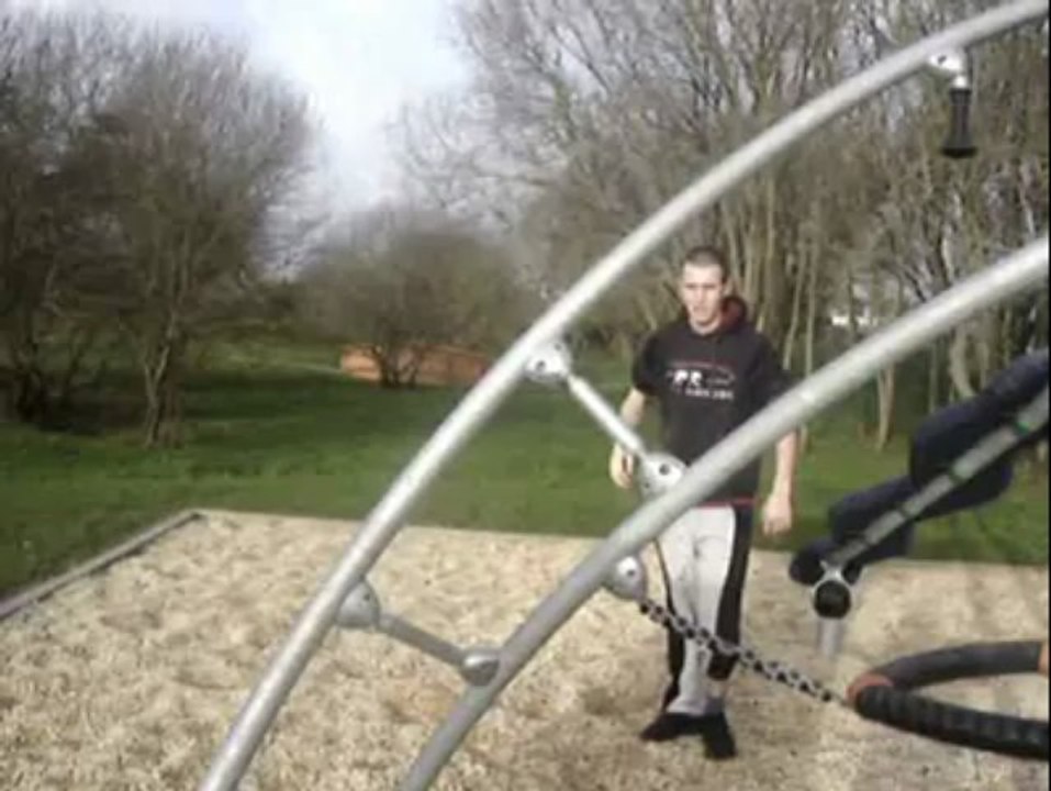 Concarneau (29). Yamakasi à Konk Kerne