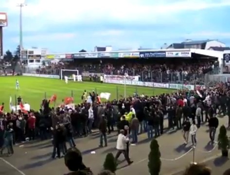 Liesse hier soir pour la montée