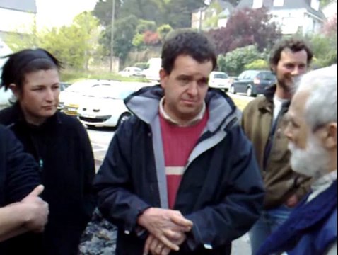 Manifestation d'ostréiculteurs à La Trinité-sur-Mer