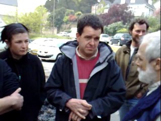 Manifestation d'ostréiculteurs à La Trinité-sur-Mer