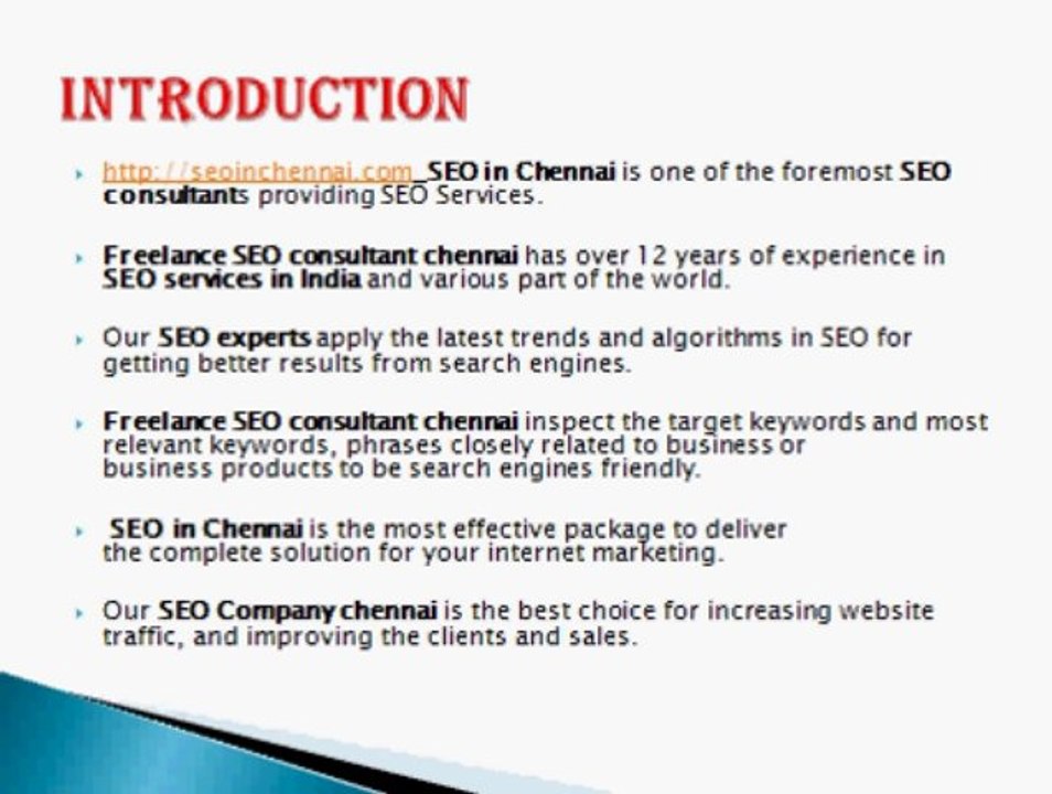 SEO in Chennai, Freelance SEO consultant Chennai, SEO company Chennai, SEO experts