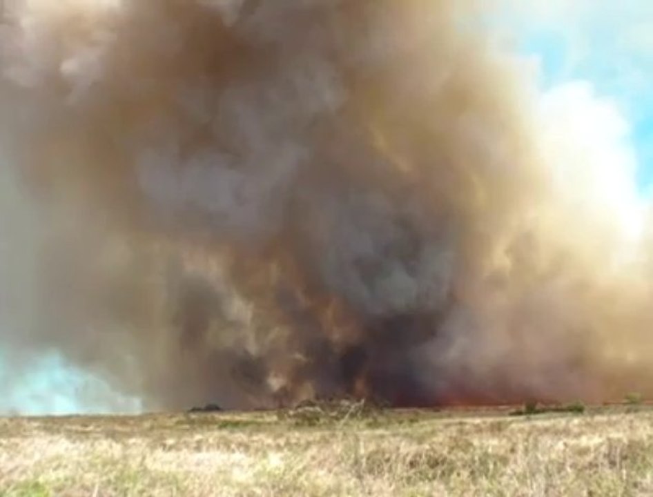 Incendie Monts d'arrée