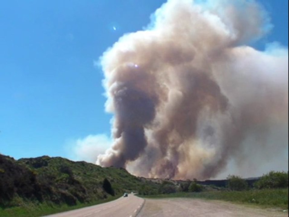 Incendie des Monts d'arrée