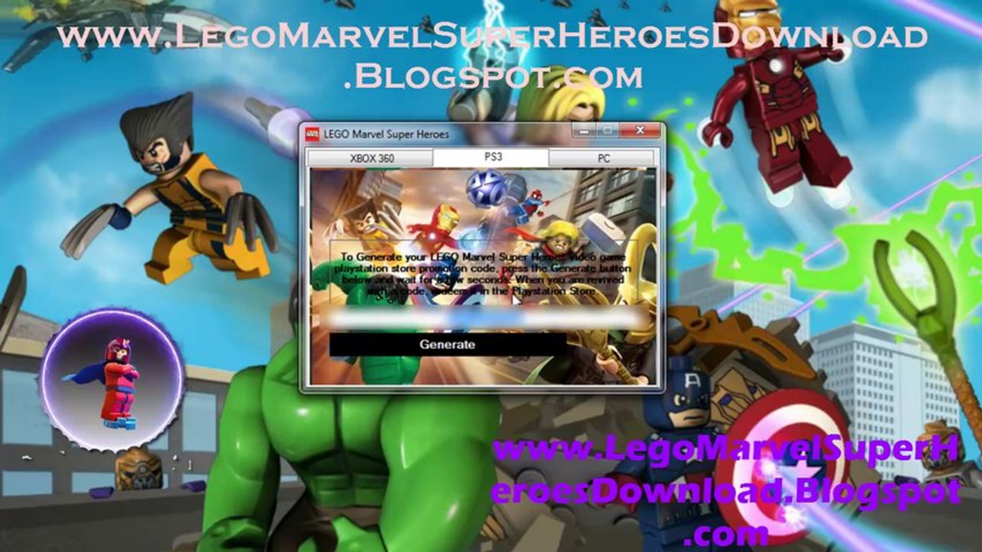 Lego Marvel Super Heroes Game Crack Free Download Tutorial