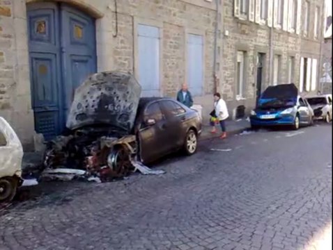 Saint-Brieuc (22). Une dizaine de voitures incendiées
