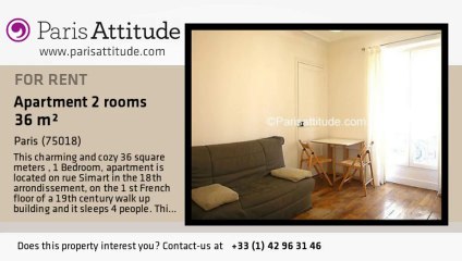 1 Bedroom Apartment for rent - Jules Joffrin - Mairie du 18ème, Paris - Ref. 5949