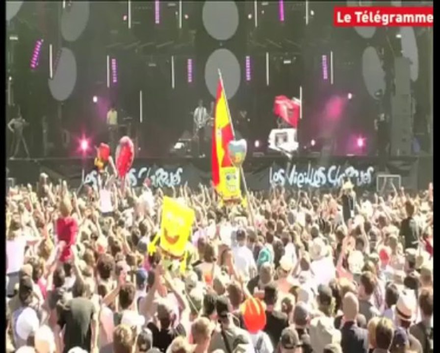 Vieilles Charrues. Les images du concert de Pony Pony Run Run