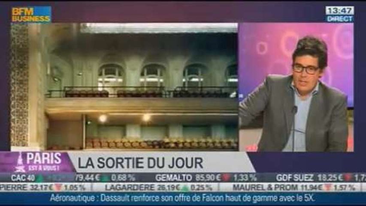 Les sorties du jour: Fabrice Fournier, directeur de la communication et développement de la Salle Gaveau, Paris est à vous - 22/10