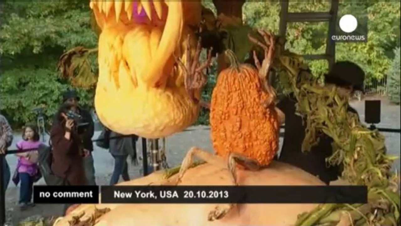 USA: Une citrouille géante dans une... - no comment