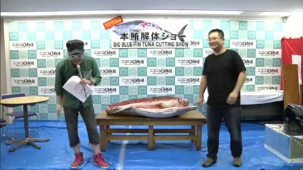 すしざんまい社長による本マグロ解体ショー生放送～「ニコニコ大感謝祭」～part1