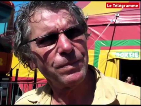 Quimper (29). Le cirque Pinder en pleine tournée bretonne