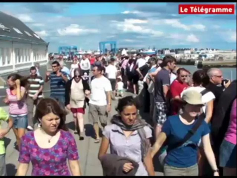 Le Guilvinec (29). Retour de pêche et criée : grosse affluence