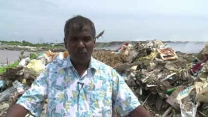 جزيرة في المالديف تحولت إلى مكب نفايات