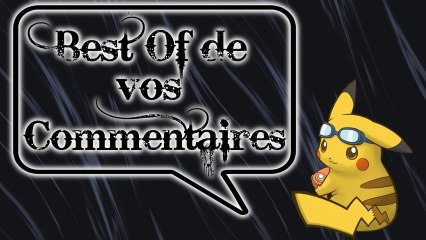 Best-of de vos commentaires