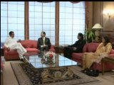 bilawal bhutto zardari calls on PM Gillani 2009