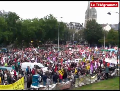 Quimper (29). 12.000 personnes contre le projet de réforme des retraites