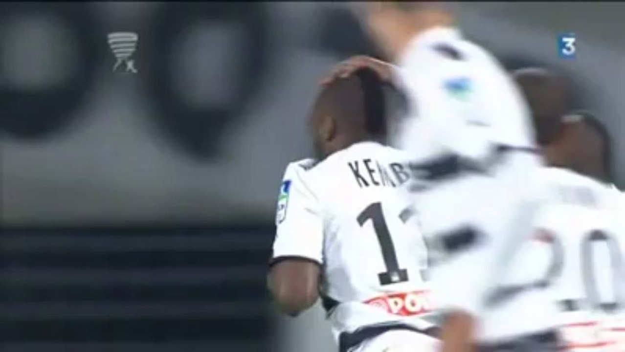 Guingamp-Rennes. L'ouverture du score de Kembo-Ekoko