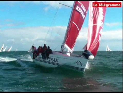 Lorient (56). Sur le plan d'eau toutes voiles dehors