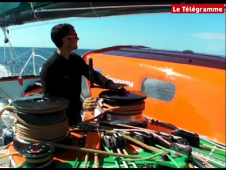 Voile. Route du Rhum : Franck Cammas en solitaire sur Groupama 3