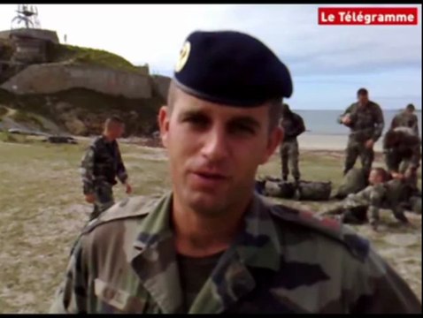 Saint-Pierre Quiberon (56). Penthièvre avant le Gabon pour le 3è RIMa