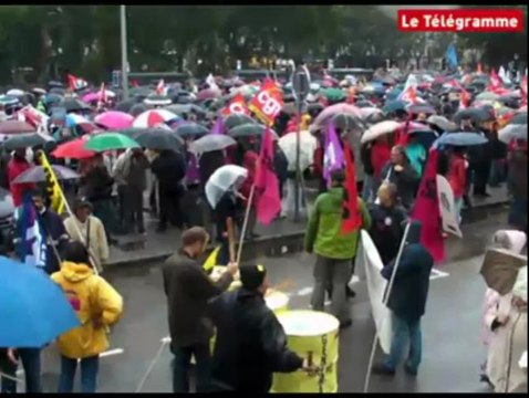 Quimper (29). Environ 12.000 manifestants dans les rues