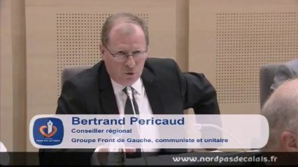 Intervention Bertrand Pericaud amendement  schema regional transport 26-09-13