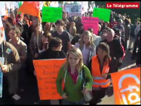 Saint-Brieuc (22). Au moins 12.000 manifestants