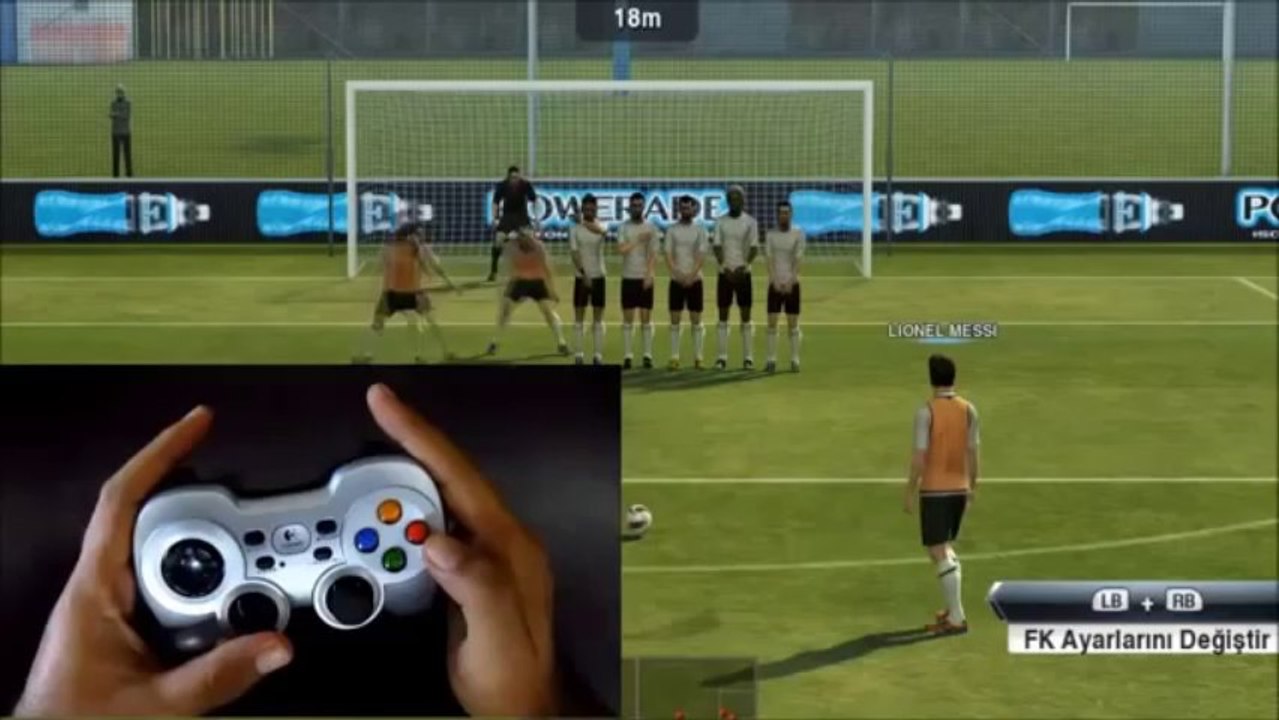 PES 2013 Serbest Vuruş Nasıl Kullanılır