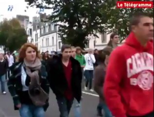 Concarneau (29). Retraites : 200 lycéens dans la rue