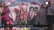 Thousands protest in Romania against Chevron