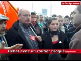 Brest (29). Blocage, palabres puis évacuation du dépôt pétrolier