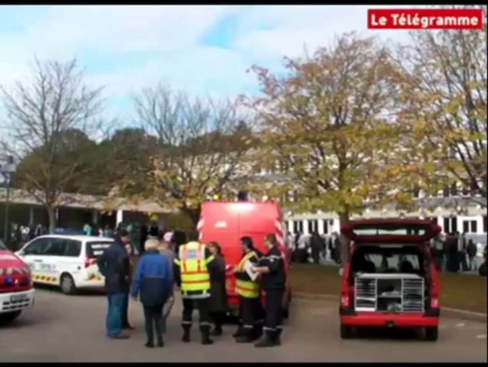 Quimperlé (29). Des collégiens évacués