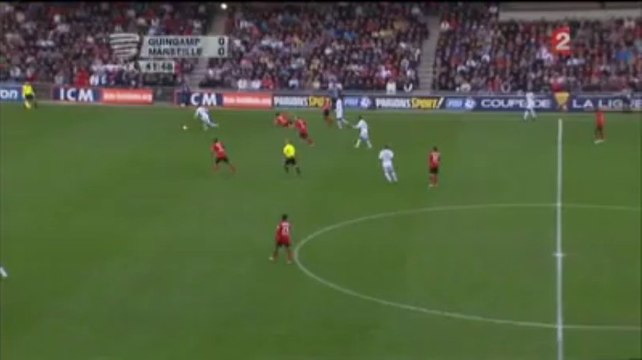 Coupe de la Ligue. Marseille ouvre le score à Guingamp