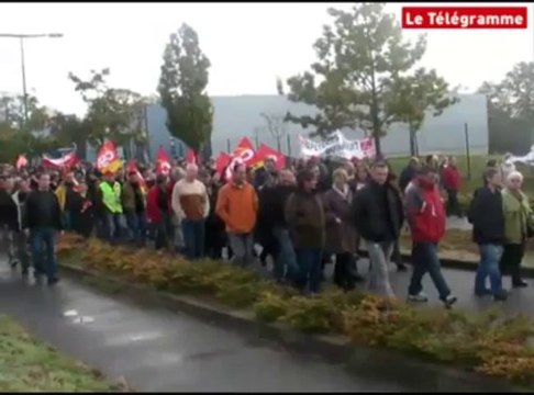 Quimperlé (29). 2.500 manifestants contre la réforme des retraites