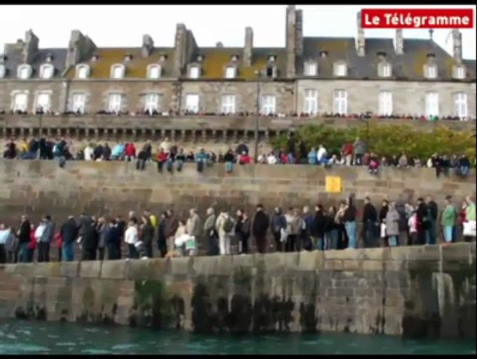 Route du Rhum. Marée humaine sur Saint-Malo