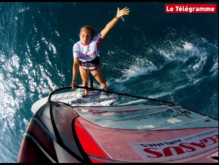Carnac (56). Une planche à voile et l'Atlantique pour défendre le coeur