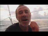 Route du Rhum. Roland Jourdain à bord de Veolia