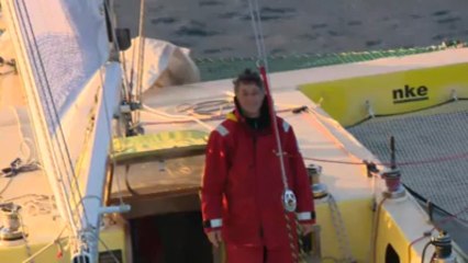 Etienne giroire après son chavirage