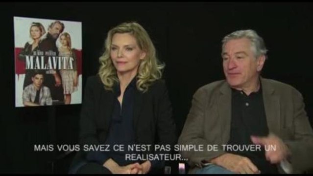 Malavita : Entretien avec Robert de Niro et Michelle Pfeiffer - 18/10