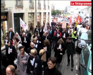 Nantes. Les images de la manifestation des magistrats