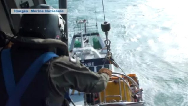 Saint-Quay-Portrieux (22). Blessé, un marin hélitreuillé