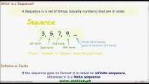 FSc Math Book1, CH 6, LEC 1: Introduction of Sequences
