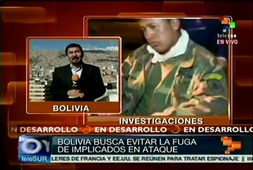 Solicita Bolivia a Perú cerrar fontera para evitar fuga de atacantes