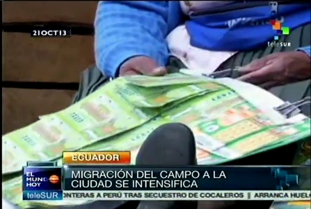 Indígenas migran a grandes ciudades en busca de oportunidades: Ecuador