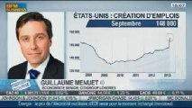 Faibles créations d'emplois aux États-Unis, la Fed maintiendra son soutien à l'économie US: G. Menuet,dans Intégrale Bourse - 22/10