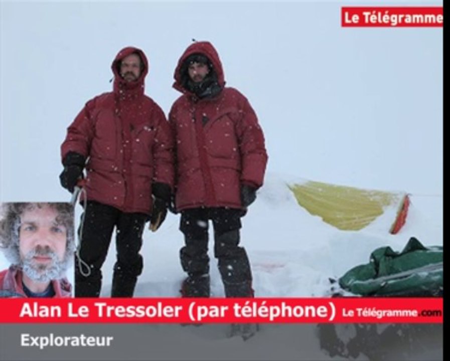 Pôle Nord 2012. "Il est tombé 1,5 m de neige dans la journée"