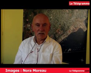 Tramway 2012. Jacques Quilien explique l'Opah-RU à Recouvrance