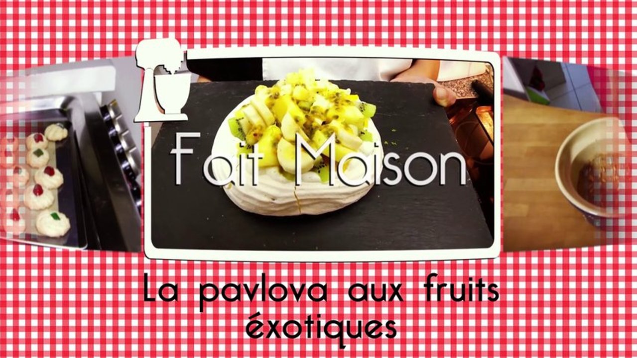 La Pavlova aux Fruits Exotiques de Stéphanie